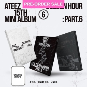 (POB) (13/11) ATEEZ - Golden Hour: Part.6 Sound Wave Photocard (Random Cover)