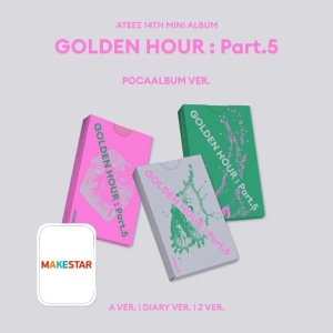 ATEEZ - Golden Hour: Part. 5 (Poca Ver.) Makestar Photocard (Random Cover)