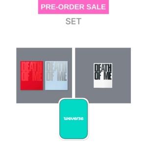 (POB) (07/09) EVAN - Death Of Me SET (1 Explosion Ver. + 1 Natural Ver. + 1 Weverse Albums Ver.) Weverse POB