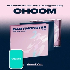 (POB) BABYMONSTER - CHOOM (Jewel Ver.) Weverse Photocard (Random Cover)