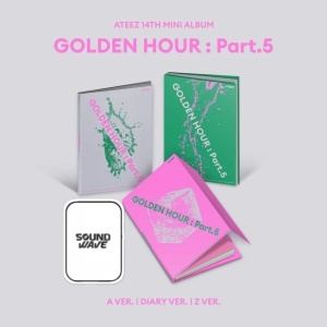 (POB) ATEEZ - Golden Hour: Part. 5 (Sound Wave Photocard) Random Cover
