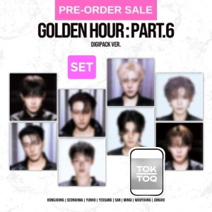 (SET) (POB) (13/11) ATEEZ - Golden Hour: Part.6 (Digipack Ver.) KQ Photocards
