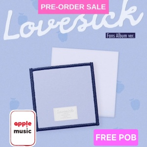 (FREE POB) (09/11) Chaeryeong (ITZY) - Lovesick (Fans Album) FREE Apple Music Photocard