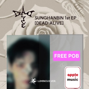 (FREE POB) Sung Hanbin (ZEROBASEONE) - Dead: Alive (Photobook Ver.) FREE Apple Music Photocard (Random Cover)