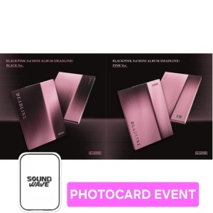 (PHOTOCARD EVENT) BLACKPINK - Deadline (Random Cover) Sound Wave Photocard + Random Perk