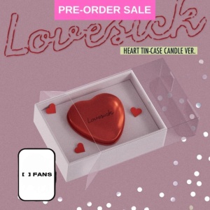 (POB) (09/11) Chaeryeong (ITZY) - Lovesick (Heart Tin-Case Candle Ver.) Fans Shop Photocard [ ]