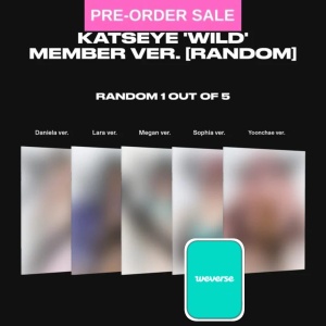 (POB) (14/08) KATSEYE - Wild (Member Ver.) Weverse Photocard (Random Cover)