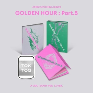 (POB) ATEEZ - Golden Hour: Part. 5 (KQ Shop Photocard) Random Cover