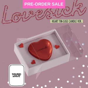(POB) (09/11) Chaeryeong (ITZY) - Lovesick (Heart Tin-Case Candle Ver.) Sound Wave Photocard