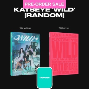 (POB) (14/08) KATSEYE - Wild (Weverse Photocard + Keyring) Random Cover