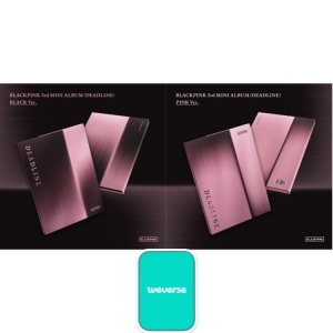 (POB) BLACKPINK - Deadline (BLACKPINK Ver.) Weverse Photocard + Acrylic Keyring + Instant Photocard (Pink Ver.)