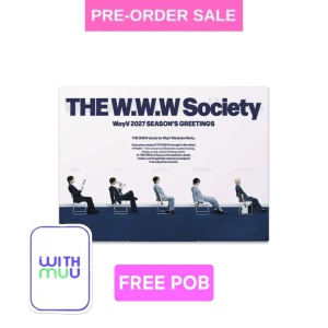 (FREE POB) (15/01) WayV - Season’s Greetings 2027 (The W.W.W Society) FREE Withmuu Photocard Set