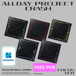 (FREE POB) ALLDAY PROJECT - Crash (Focus Ver.) FREE Ktown4u Photocard (Random Cover)