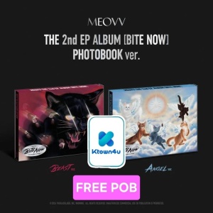(FREE POB) MEOVV - Bite Now (Photobook Ver.) FREE Ktown4u Photocard