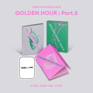 (POB) ATEEZ - Golden Hour: Part. 5 (Hello Live Photocard) Random Cover