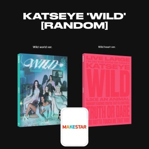 (POB) KATSEYE - Wild (Makestar Photocard) Random Cover