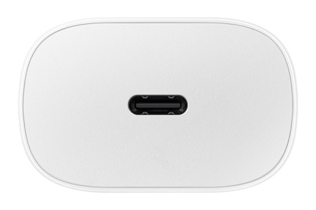 Incarcator + cablu Samsung Super Fast Charging (Max. 25W), C to C Cable, Black - TA800, pentru Samsung S10, S10+, S20, S20 5G, A70, A80 - Alb - Img 6