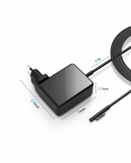 Incarcator pentru Microsoft Surface Book Pro 3 Pro 4 Model 1706 65W 15V 4A - Book 2 / Pro 6 / Pro 6 2018 / Surface Pro 2017 / Surface GO 2018 / Microsoft 1706 1800 1735 1736 - Img 6