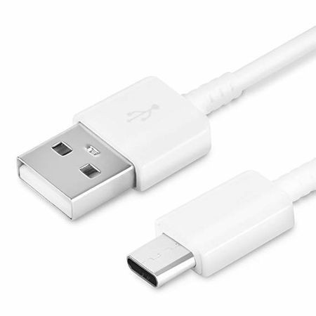 Cablu de date incarcare USB Type-C - USB Samsung S8, S9, S8+ S9+ CB-C2, lungime 0.9 m, ALB - Fast Charger - One - Nexus 5X - Huawei - Img 4