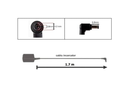 Incarcator laptop Asus cu mufa 4.0 x 1.35 mm 65W pentru ASUS VivoBook 14 X407MA X407UA X407UB - Img 4