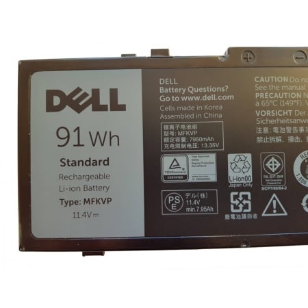 Baterie laptop Dell Precision 15 7510, Precision 15 7520, Precision M7510, Precision M7520, Precision 17 7710, Precision 17 7720, 11.4V, 7950mAh, 91Wh - Img 3