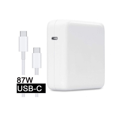 Incarcator laptop compatibil Apple MacBook Air 13” cu Retina display A1706 87W cu mufa USB-C, iNEXUS Premium + cablu de alimentare 2m 87W