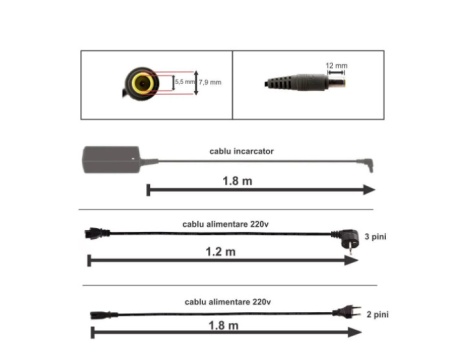 INCARCATOR LAPTOP LENOVO 20V 2.25A 45W MUFA 7.9 X 5.5 MM ADLX45NCT3A - Img 3