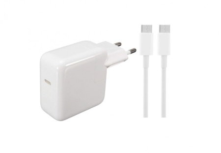 INCARCATOR LAPTOP PENTRU APPLE MacBook Air (2019) USB-C, 30W CU CABLU USB-C TO USB-C - Img 3