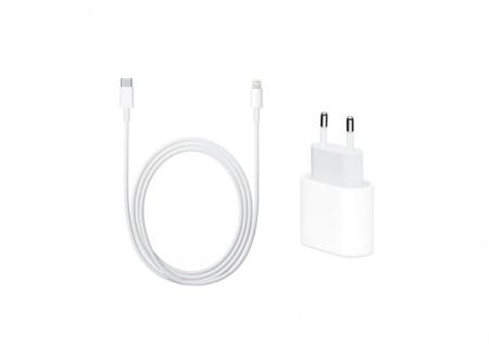 Set Incarcator compatibil cu Apple, USB-C 20W Fast Charger si cablu USB-C Lightning, Compatibil cu iPhone 11 Pro Max - Img 6