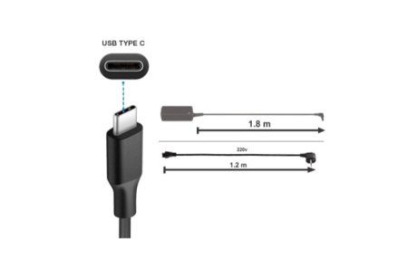 INCARCATOR LAPTOP DELL 20V 3.25A 65W USB-C PENTRU Dell Latitude 13 5368 - Img 4