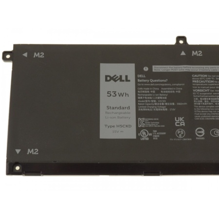 Baterie laptop Dell H5CKD, 9077G, 09077G, TXD03, 7T8CD, 415CG, 0TXD03, 07T8CD, 0415CG, 0H5CKD, WW8N8, 15V, 3360mAh, 53Wh - Img 2