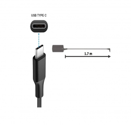 Incarcator laptop Lenovo X1 Carbon 5th Generation - 20HQ MT 65W cu mufa USB-C - Img 4