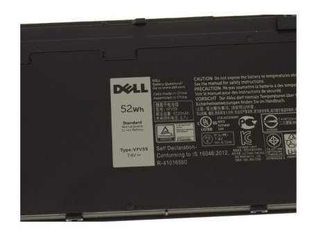 Baterie laptop Dell SKU GHT4X, 7.4V, 6000mAh, 45Wh - Img 3