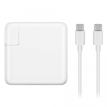 Incarcator laptop compatibil Apple MacBook Air 13” cu Retina display A1706 87W cu mufa USB-C, iNEXUS Premium + cablu de alimentare 2m 87W - Img 4