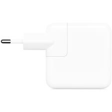 Incarcator laptop pentru Apple pentru Macbook, USB Type C, 30W, White + cablu USB-C to USB-C