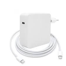 Incarcator laptop pentru Apple pentru Macbook, USB Type C, 30W, White + cablu USB-C to USB-C - Img 3