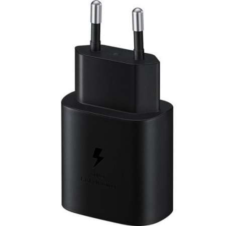 Incarcator + cablu Samsung Super Fast Charging (Max. 25W), C to C Cable, Black - TA800, pentru Samsung S10, S10+, S20, S20 5G, A70, A80 - Img 2