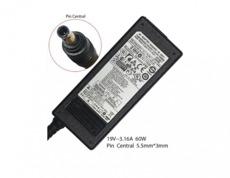 Incarcator Laptop SAMSUNG 19V 3.16A 60W Mufa 5.5 x 3.0mm - Samsung NP-P28G, NP-P29, NP-P29/M00/SUK, NP-P29/M01/SUK, NP-P29/M02/SUK - Img 5