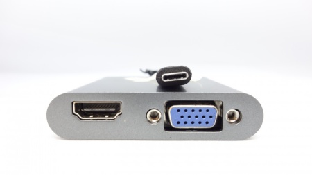 Adaptor Hub Type-C USB-C 3.1 Convertor Video la HDMI 4k si VGA