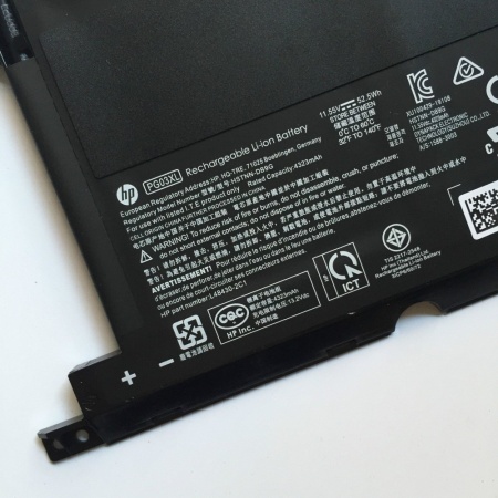 Baterie laptop HP PG03XL, L48430-AC1, L48430-2C1, L48495-005, HSTNN-DB9G, HSTNN-IB9G, HSTNN-OB1G, TPN-C141, TPN-Q229, 11.55V, 4323mAh, 52.5Wh - Img 3