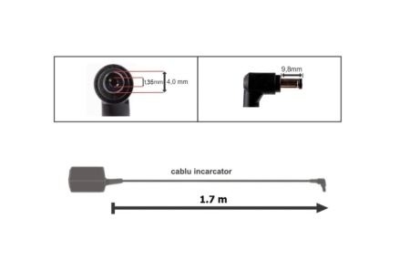 Incarcator laptop Asus cu mufa 4.0 x 1.35 mm 65W pentru ASUS VivoBook 14 X411 X412 X413 - Img 4