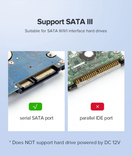 Rack extern pentru HDD sau SSD laptop 2.5'' / SATA - USB 3.0, Carcasa metalica iNEXUS Premium pentru HDD, compatibil Windows, MacOS, Linux, Unix - Albastru - Img 3