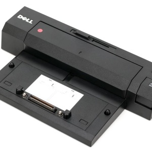 Docking Station Dell PR02X E-Port pentru laptop Latitude/Precision, USB 3.0, DisplayPort, DVI, VGA, RJ-45