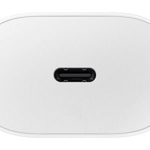 Incarcator + cablu Samsung Super Fast Charging (Max. 25W), C to C Cable, Black - TA800, pentru Samsung S10, S10+, S20, S20 5G, A70, A80 - Alb - Img 6