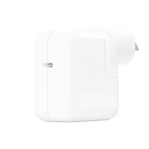 Incarcator laptop pentru Apple pentru Macbook, USB Type C, 30W, White + cablu USB-C to USB-C - Img 7