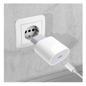 Set Incarcator compatibil cu Apple, USB-C 20W Fast Charger si cablu USB-C Lightning, Compatibil cu iPhone 12 Pro Max - Img 8