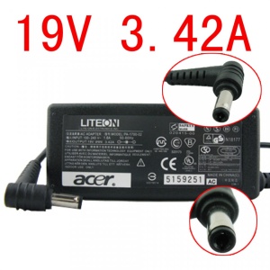 Incarcator Laptop ACER LiteON 19V 3.42A 65W - Mufa 5.5x1.7mm - PA-1650-02 - ES1 ES1-511 E1 E3 E3-111 E5 (All Models) - Img 2