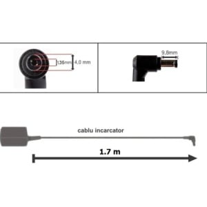 Incarcator laptop Asus cu mufa 4.0 x 1.35 mm 65W pentru ASUS VivoBook 14 A403F A403FA A405U - Img 4