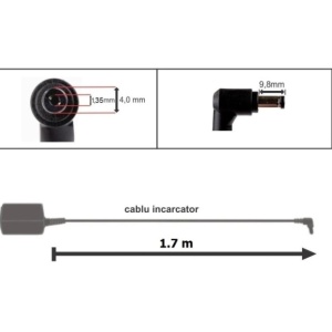 Incarcator laptop Asus cu mufa 4.0 x 1.35 mm 65W pentru ASUS ZenBook Prime Touch UX32VD, UX42A, UX31LA - Img 4