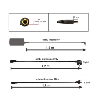 INCARCATOR LAPTOP LENOVO 20V 2.25A 45W MUFA 7.9 X 5.5 MM PENTRU ThinkPad ThinkPad X60 1709-xxx - Img 3
